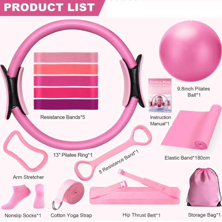 13-Piece Yoga & Pilates Set - WENLIK