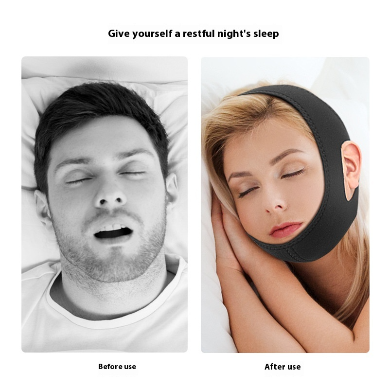 Anti Snoring Chin Strap Sleep Apnea Snore Stop Belt Snoreless Sleep Jaw Solution