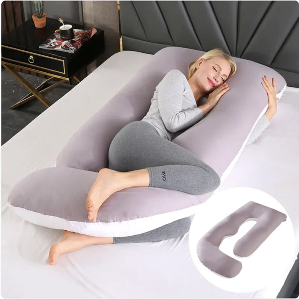 Maternity Pillow Waist Support Side Sleeping Slope Pillow J-type