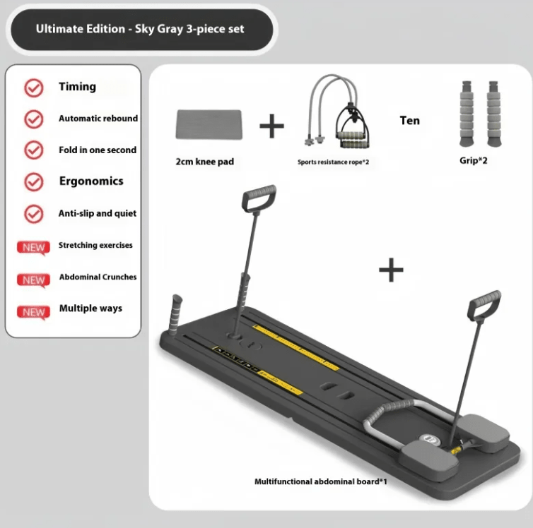 Household Abdominal Wheel Fitness Board - WENLIK