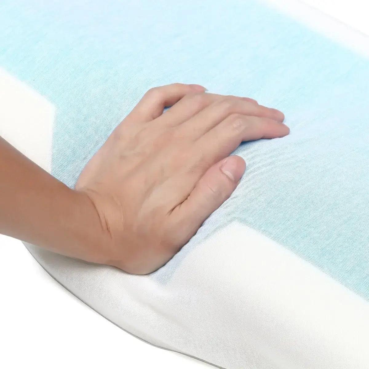 Cool Gel Memory Foam Pillow - Ultimate Comfort for Restful Nights - WENLIK