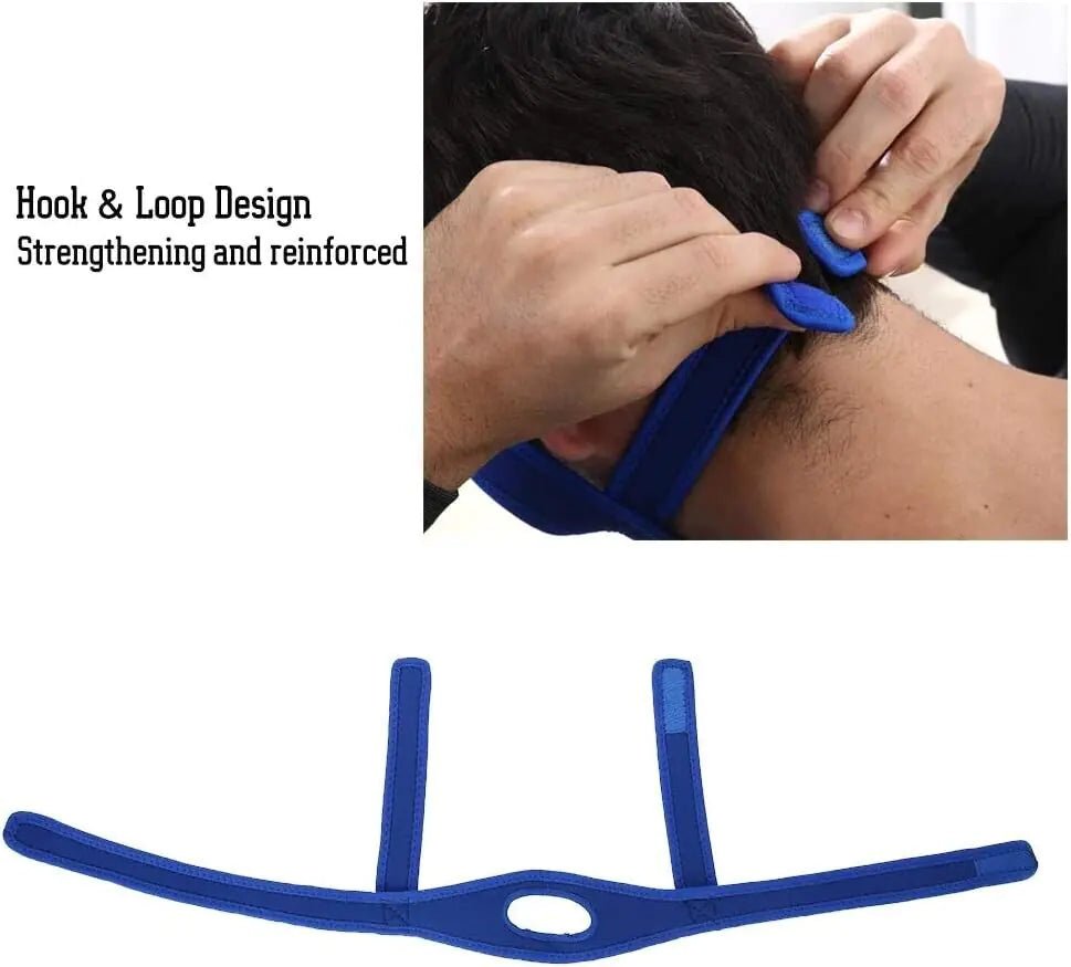 Neoprene Anti Snoring Chin Strap for Restful Sleep - WENLIK