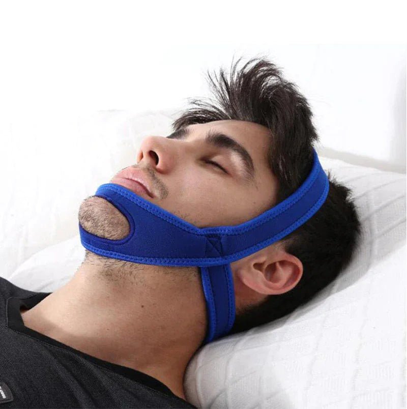 Neoprene Anti Snoring Chin Strap for Restful Sleep - WENLIK