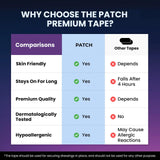 Oval Shaped Breathing Sleep Patch - WENLIK