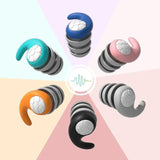 Silicone Noise Cancellation Earplugs For Sleeping Snoring - WENLIK