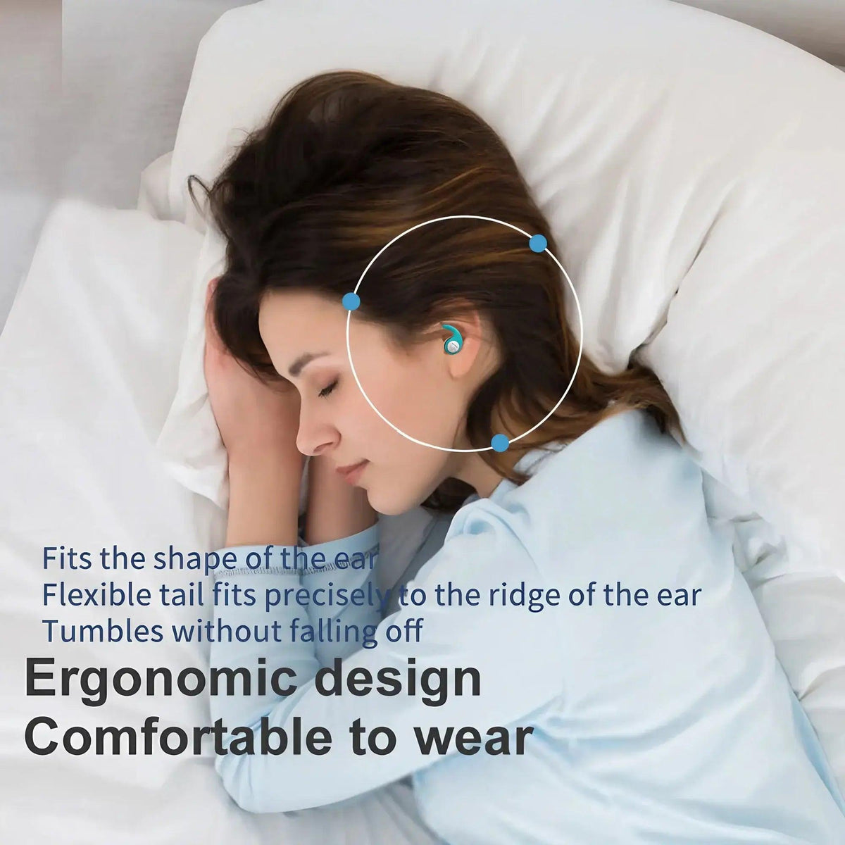 Silicone Noise Cancellation Earplugs For Sleeping Snoring - WENLIK
