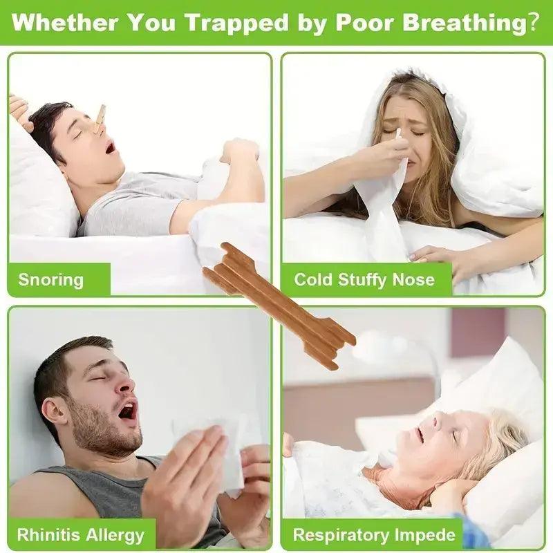 Peaceful Sleep - Snoring Relief Nasal Strips - Breathe Easier, Rest Better! - WENLIK