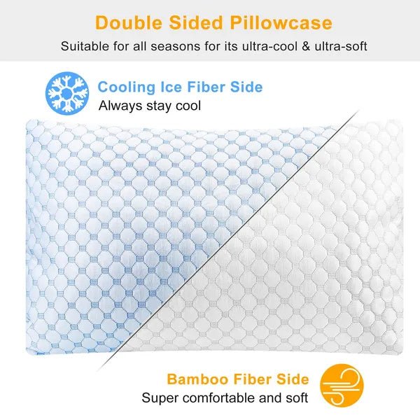 WENLIK Cooling Memory Foam Pillow - WENLIK