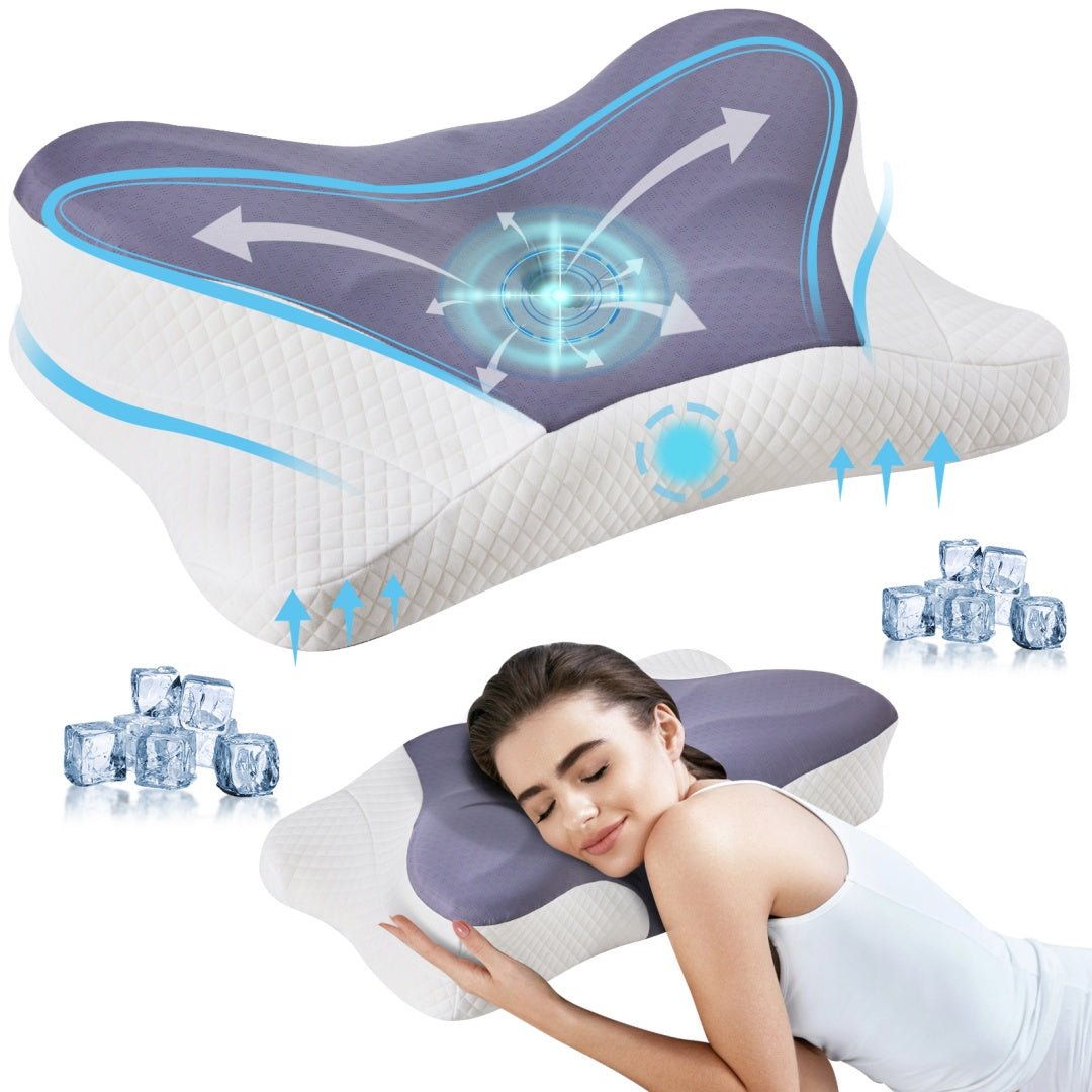 WENLIK Ergonomic Cooling Neck Pillow - WENLIK