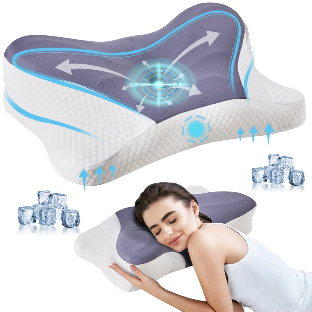 WENLIK Ergonomic Cooling Neck Pillow - WENLIK